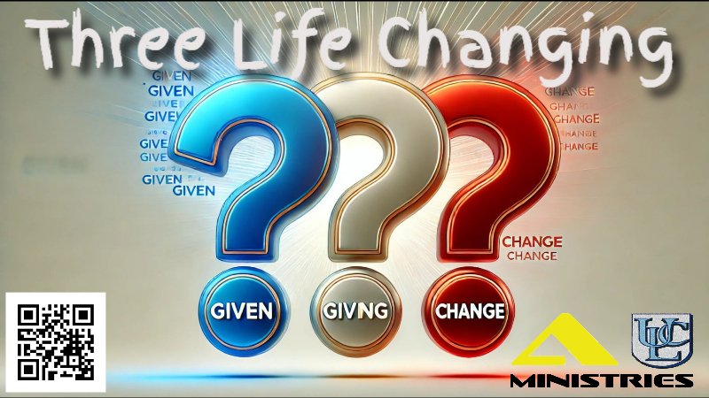 Three Life Changing Questions Image