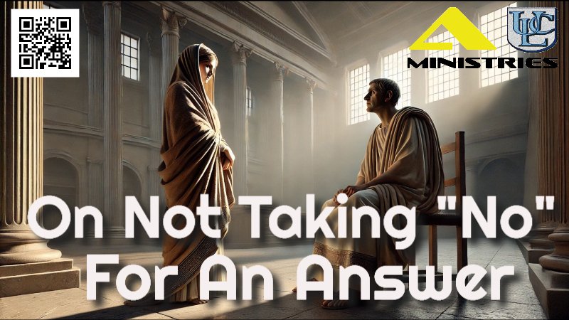 On Not Taking No For An Answer Image