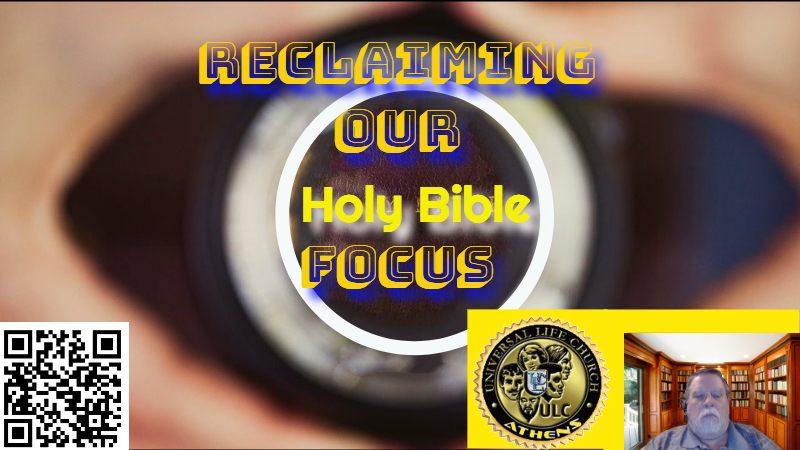 Reclaiming Our Focus – January 21st, 2024